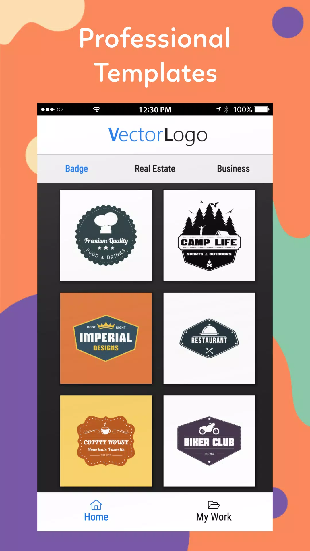 Vector Logo Maker Tangkapan skrin 1