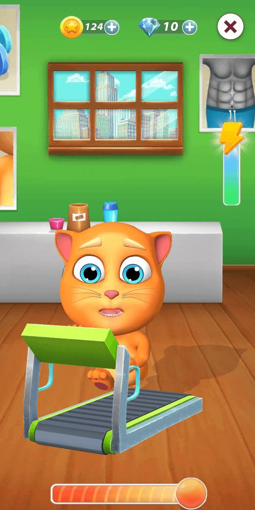 Virtual Pet Tommy - Cat Game Captura de tela 4