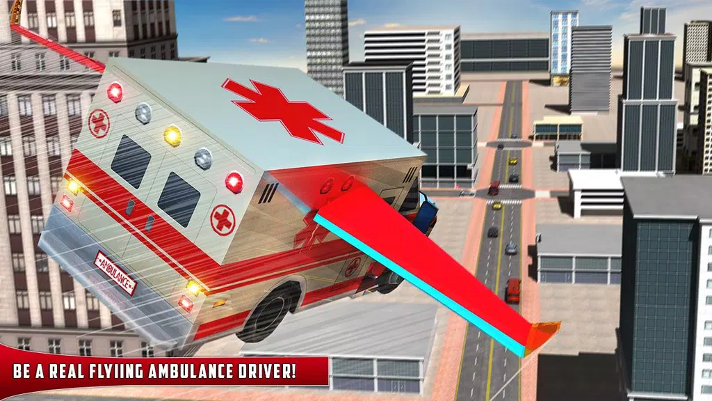Flying Ambulance Rescue Drive Скриншот 1