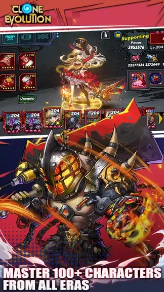 Clone Evolution: Cyber War RPG Ảnh chụp màn hình 3