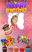 Birthday Photo Frames & Editor ภาพหน้าจอ 4