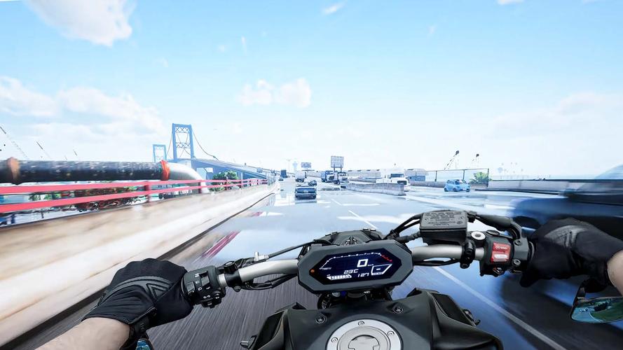 Traffic Moto Bike Rider City Screenshot 4