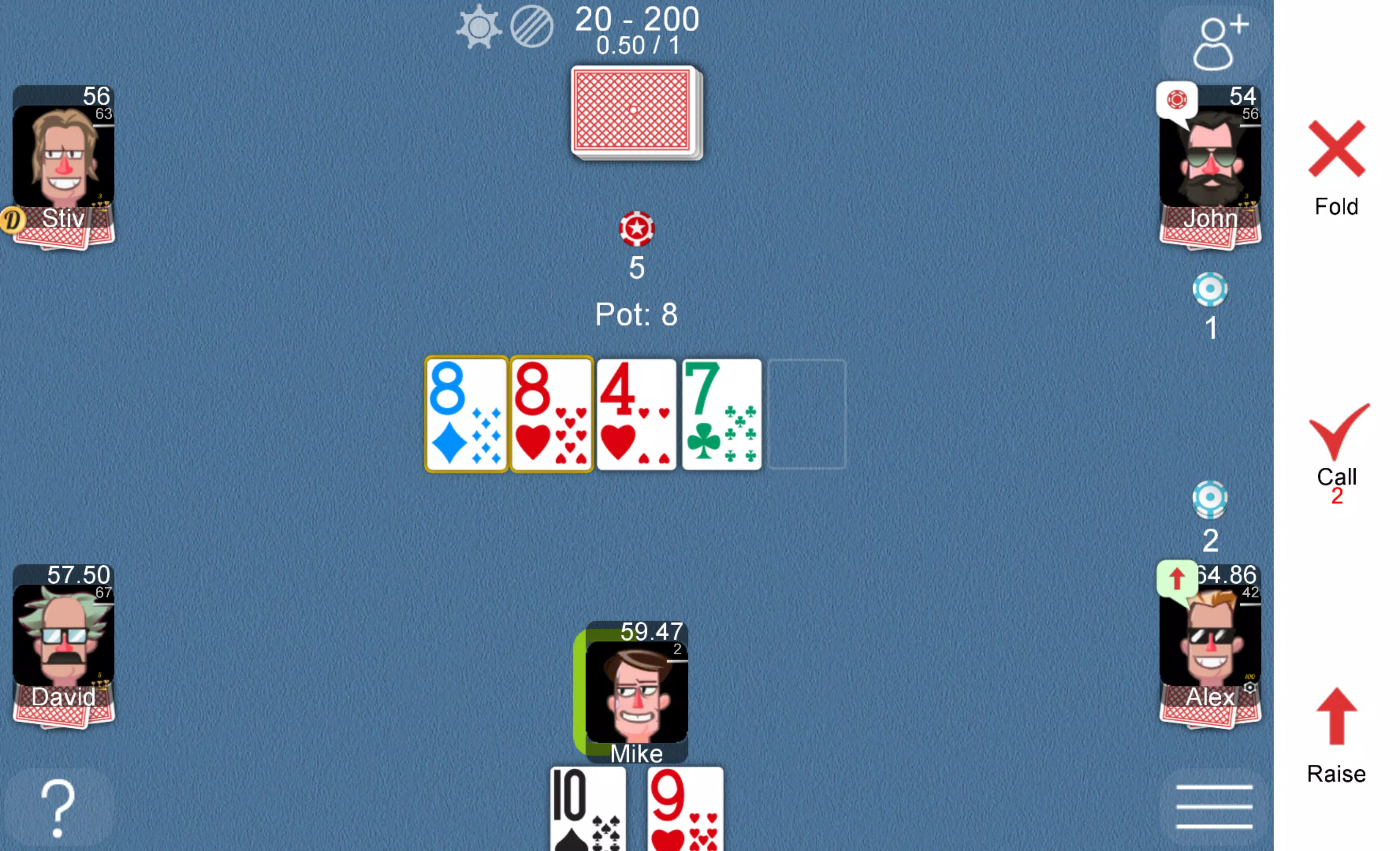 Poker Online Capture d'écran 3