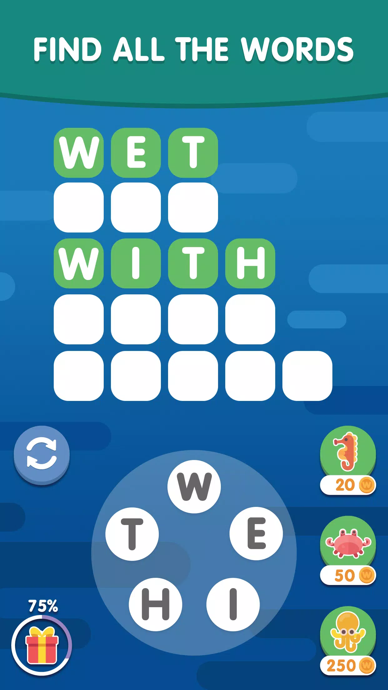 Word Search Sea: Word Puzzle应用截图第3张