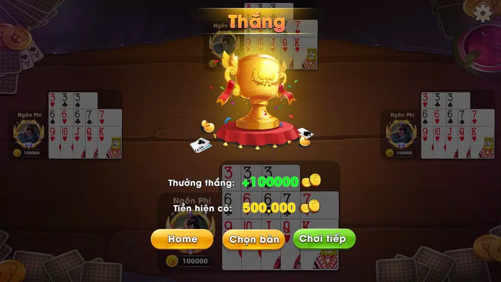 Mậu Binh - Xap Xam - VN Poker Captura de tela 3