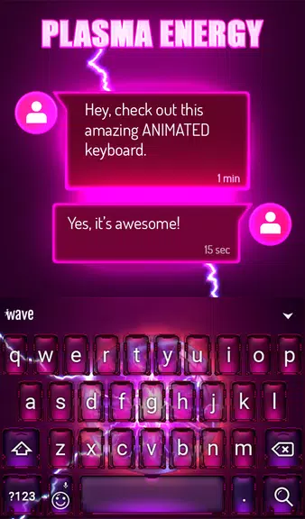 Plasma Keyboard & Wallpaper应用截图第3张