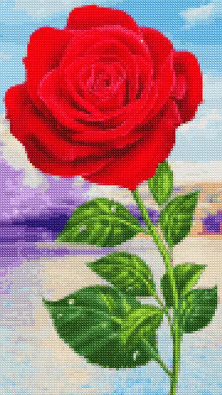 Cross stitch pixel art game Captura de pantalla 3
