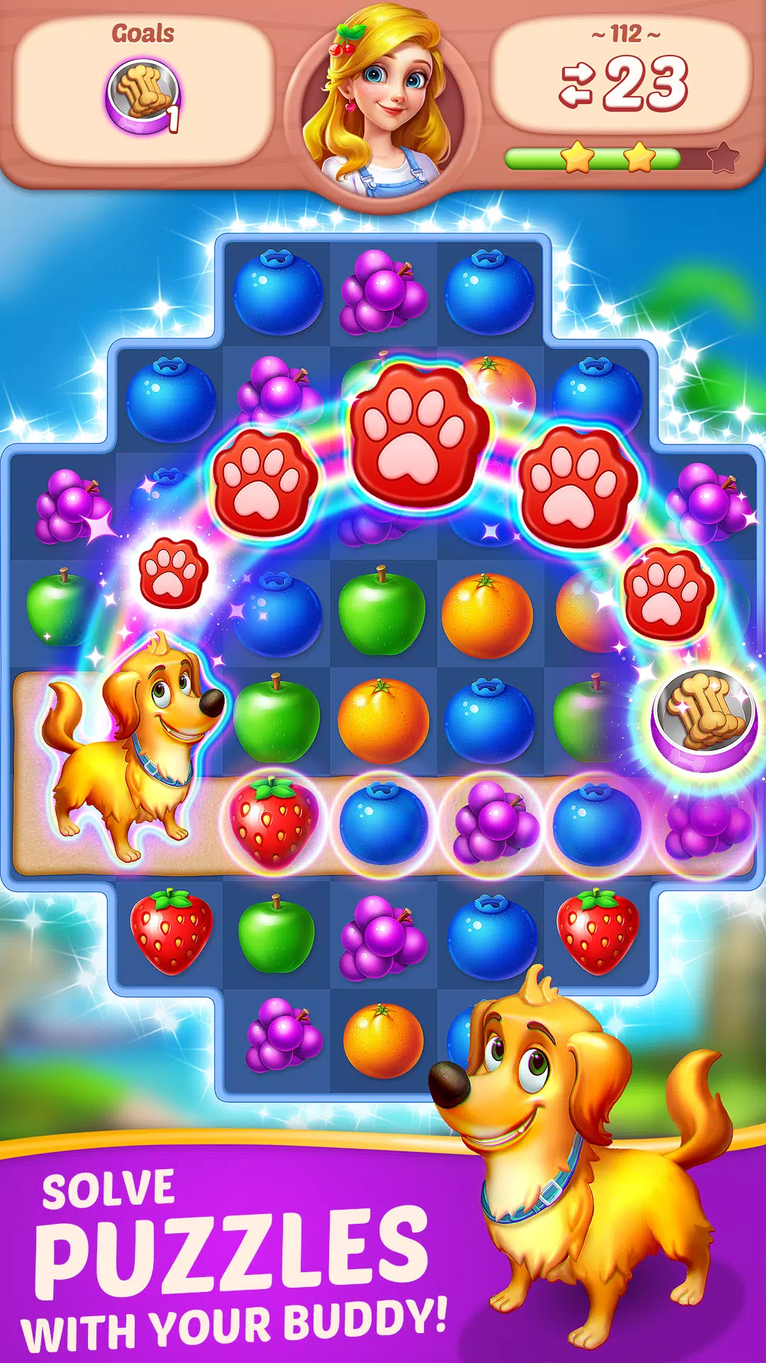 Fruit Diary - Match 3 Games Screenshot 4