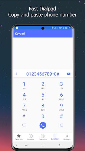 Phone Dialer - Contacts and Ca Captura de tela 4