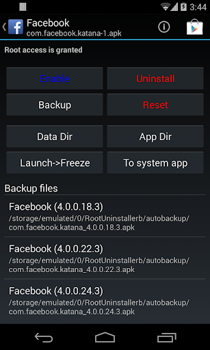 Root Uninstaller Schermafbeelding 3