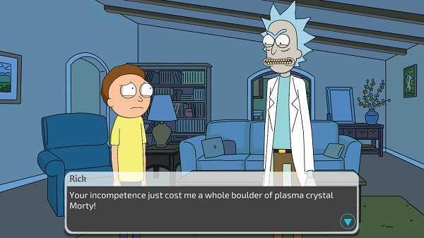 Rick and Morty A Way Back Home ဖန်သားပြင်ဓာတ်ပုံ 4