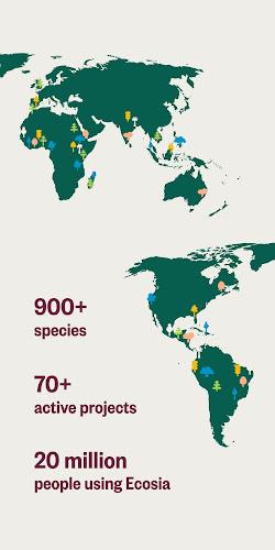 Ecosia: Browse to plant trees. Ảnh chụp màn hình 4