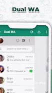 Dual Chat - 2Space WA Web Скриншот 4