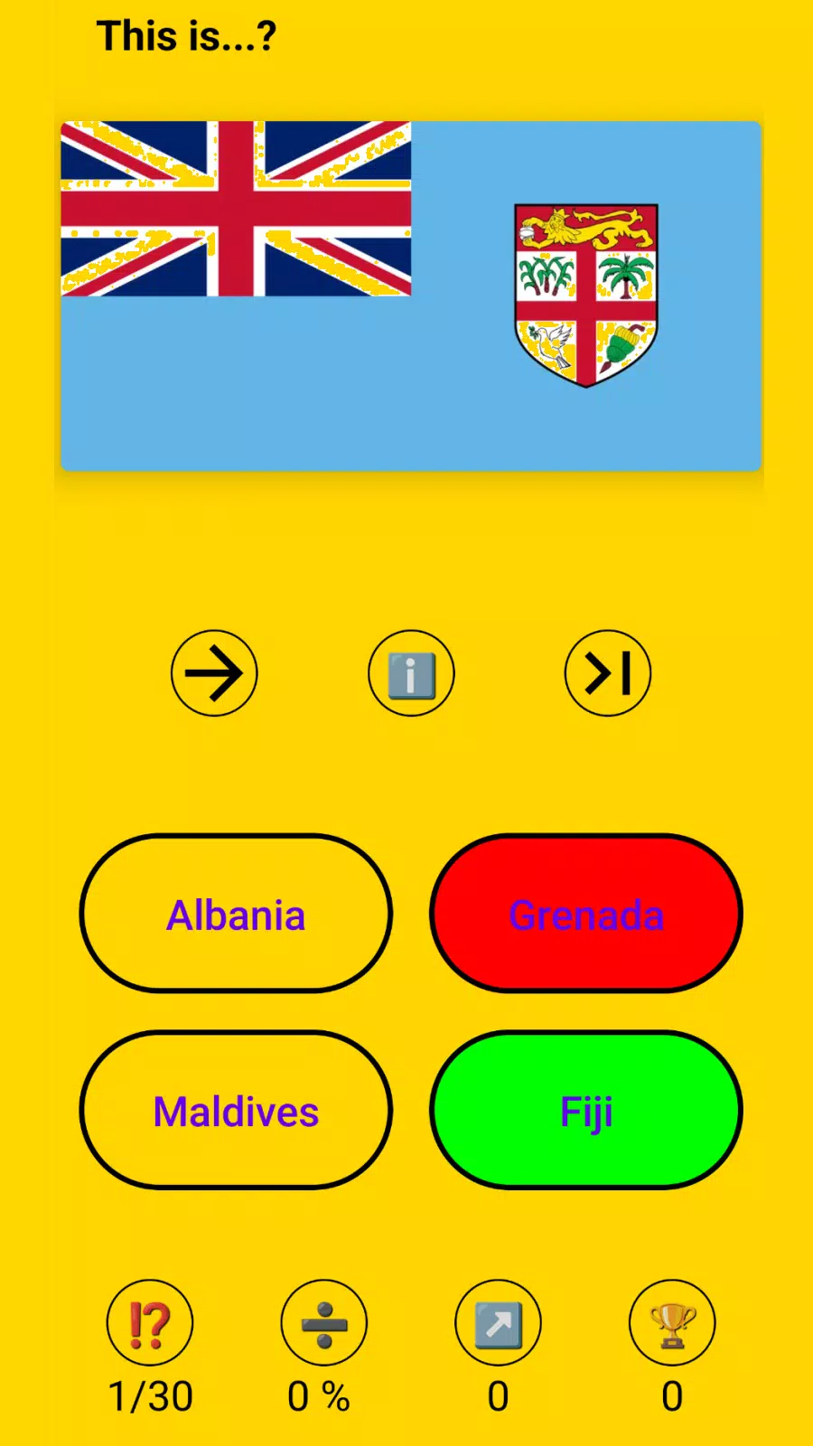 Super Flags! Flag Quiz Capture d’écran 2