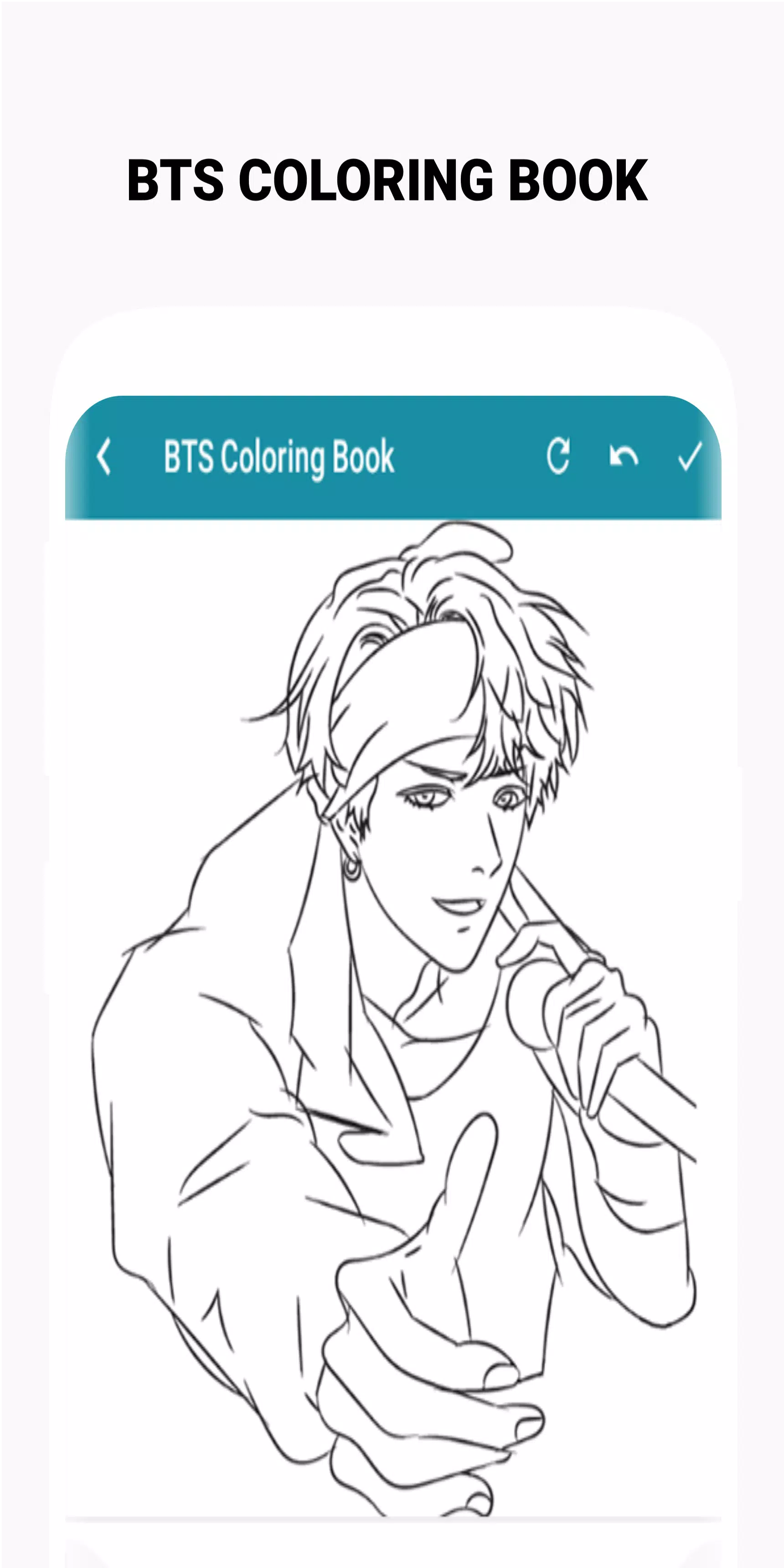 BTS Coloring Book Captura de tela 4