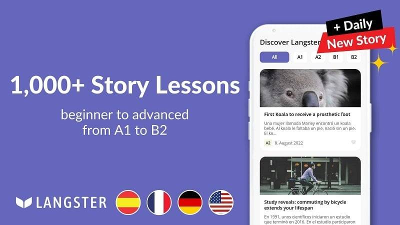 Learn Languages with Langster Скриншот 4