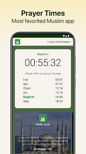 Namaz: Prayer Times & Qibla Captura de pantalla 1