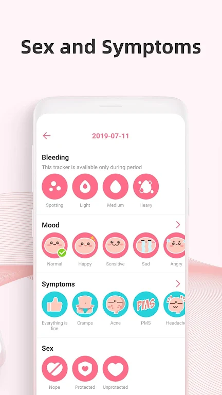 PinkBird Period Tracker Screenshot 3