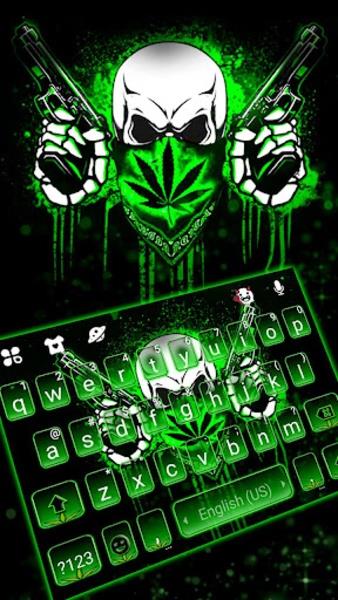 Weed Guns Skull Captura de tela 4