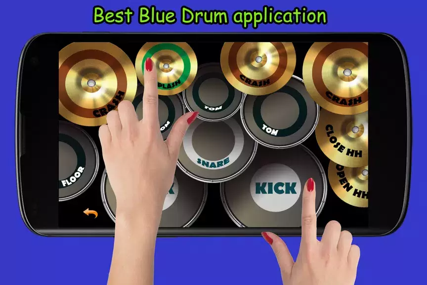 Blue Drum - Piano Capture d'écran 3