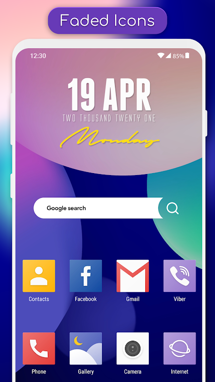 Faded - Icon Pack Скриншот 1