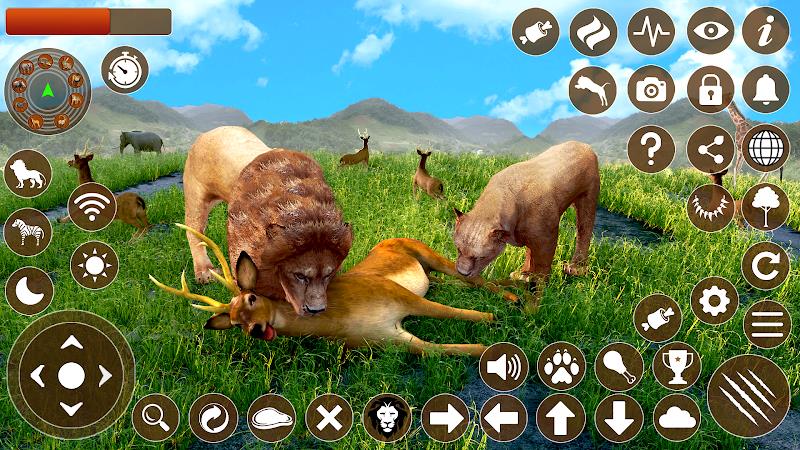 Lion Games 3D Animal Simulator Capture d'écran 3