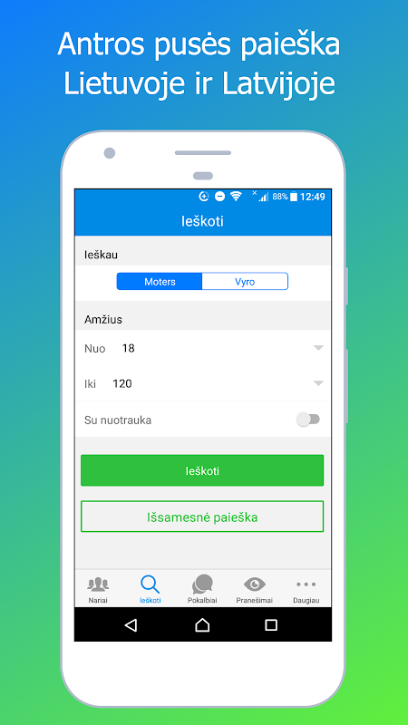 antrapuse.lt - Rimtos Pažintys應用截圖第2張