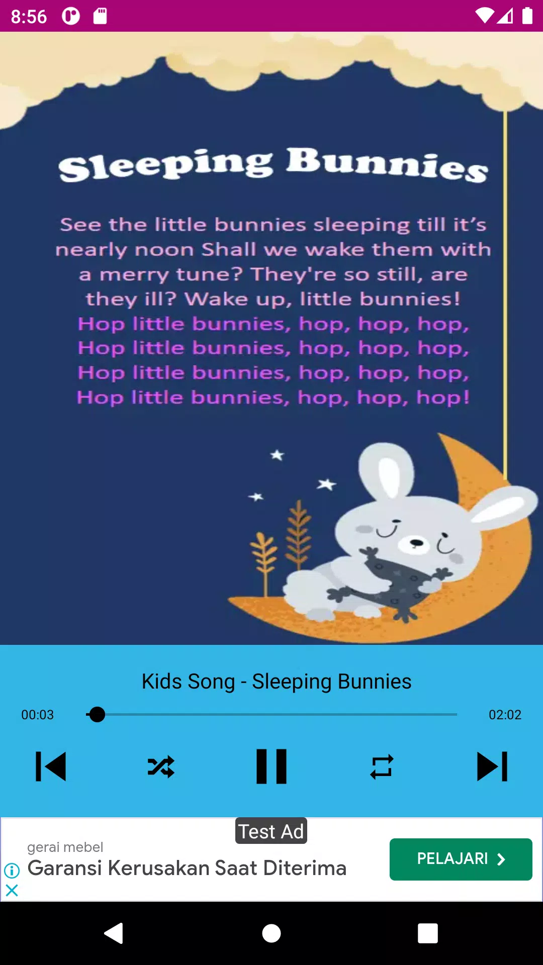 baby songs - nursery rhymes Скриншот 2