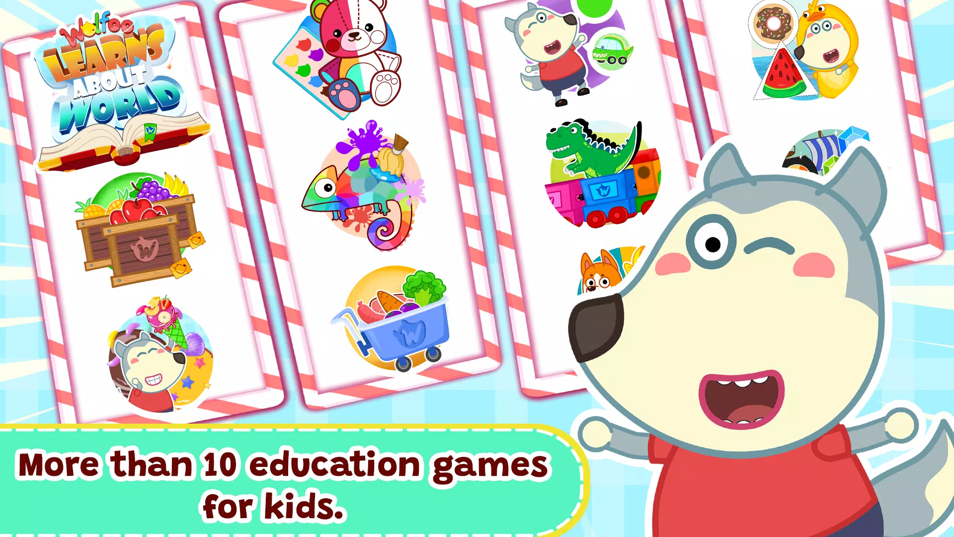 Wolfoo: Kids Learn About World ภาพหน้าจอ 2