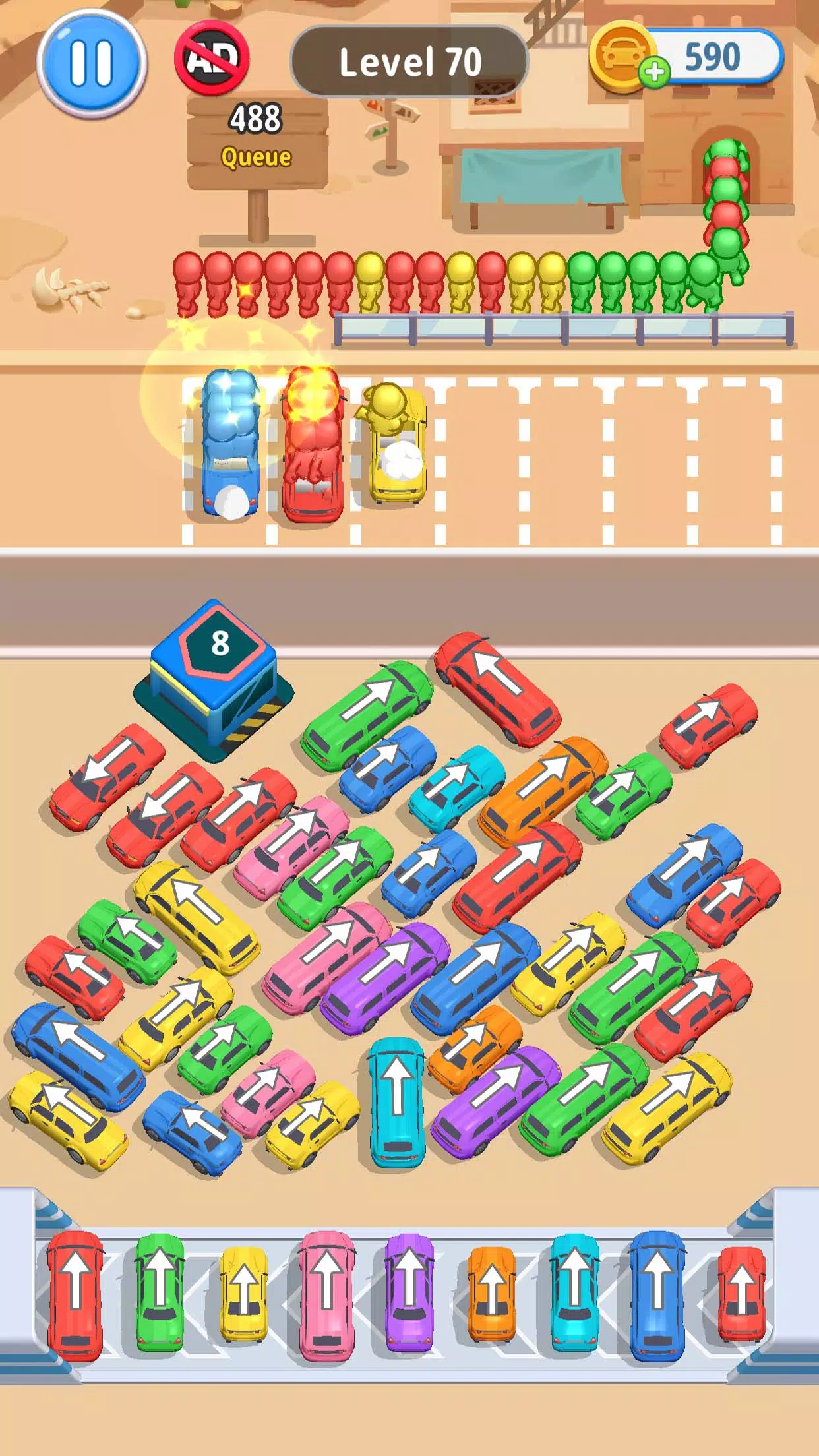 Car Jam Solver Schermafbeelding 3