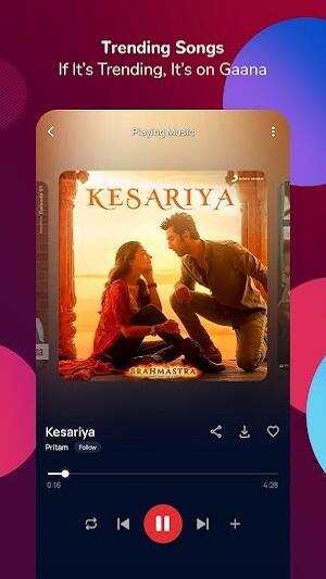 Gaana: MP3 Songs, Music App Скриншот 2