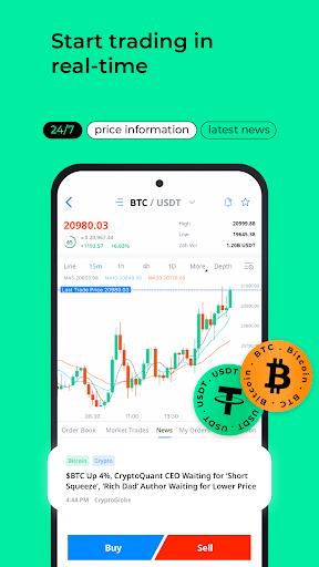 AAX-Trade Crypto, Bitcoin, ETH ภาพหน้าจอ 2