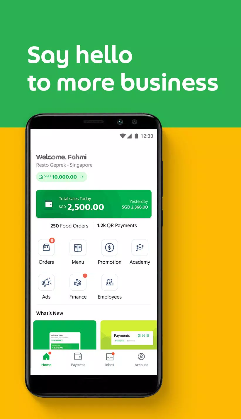 GrabMerchant Screenshot 1