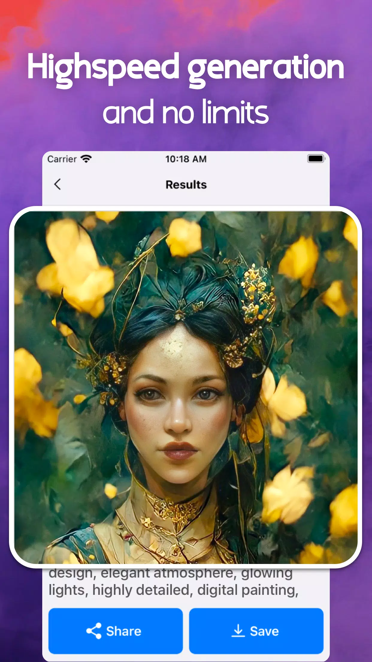 AI Generated Art Generator Скриншот 1