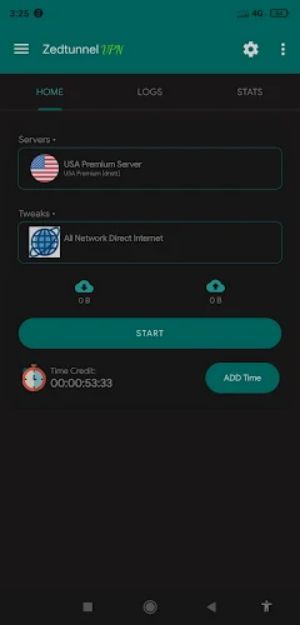 Zedtunnel VPN ภาพหน้าจอ 3