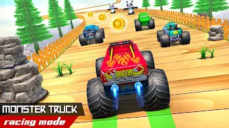 Monster Car Stunts Game 2023 Скриншот 1