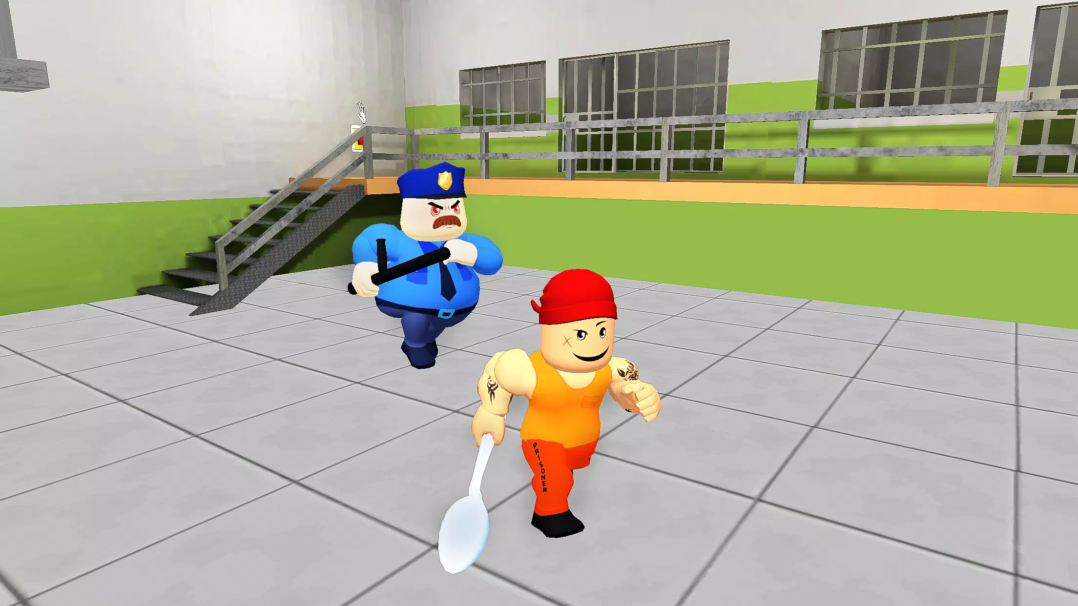 Obby Escape: Prison Breakout Captura de tela 1