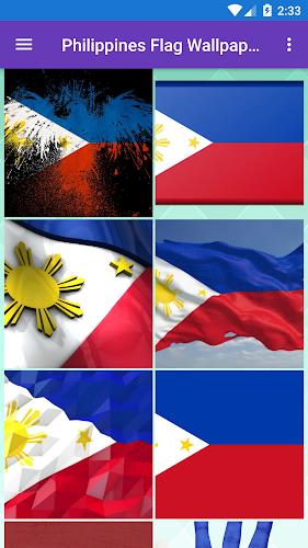 Philippines Flag Wallpaper: Fl 스크린샷 1