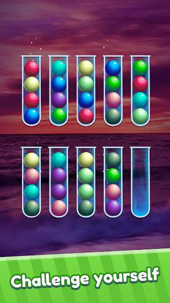 Ball Sort Puzzle Color Sort Mod 스크린샷 2