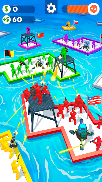 War of Rafts: Crazy Sea Battle Mod Screenshot 1