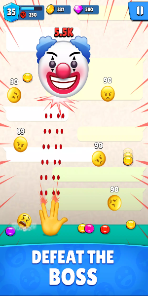 Emoji Ball Blast: Shooter Game スクリーンショット 3