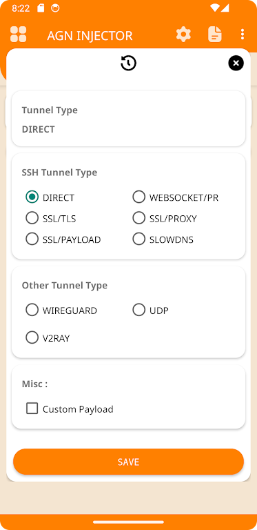 AGN INJECTOR (SSH/DNS/SSL) VPN 스크린샷 2