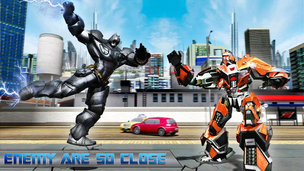 Flying Rope Hero Robot Fight Simulator Ảnh chụp màn hình 4