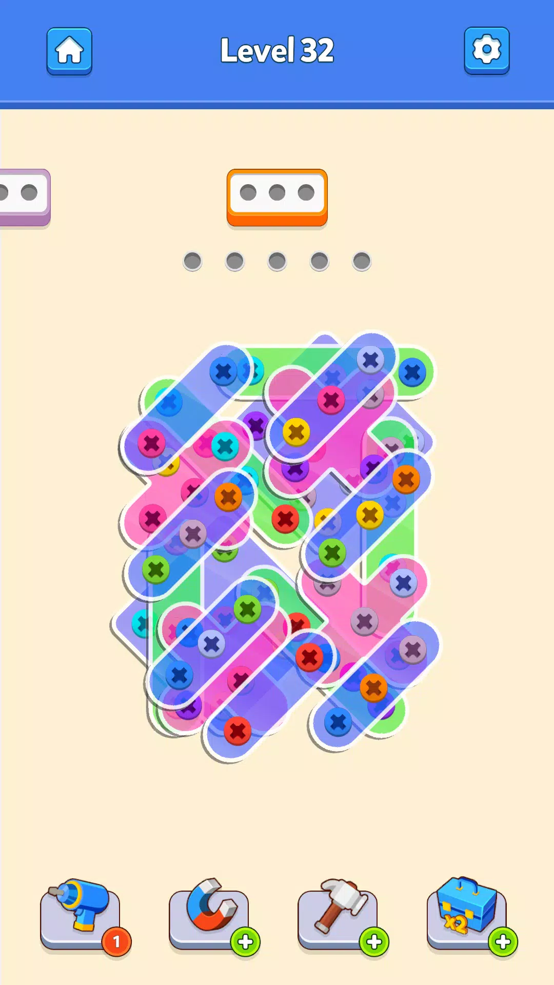 Screw Pin Jam Puzzle Nuts Bolt Скриншот 3