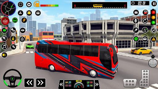 Grand City Racing Bus Sim 3D Скриншот 1