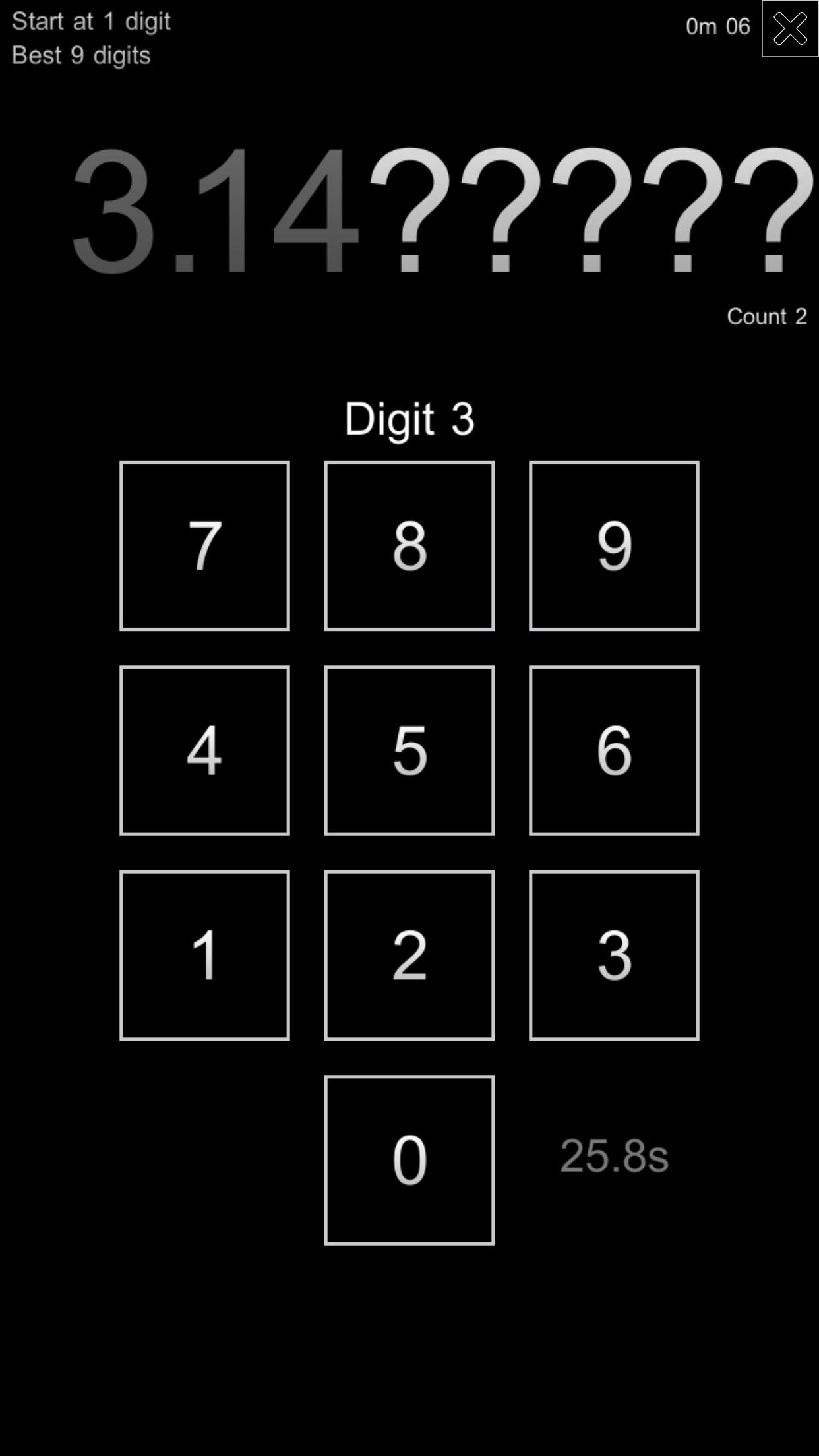 Memorize Pi Digits - 3.14π Screenshot 4