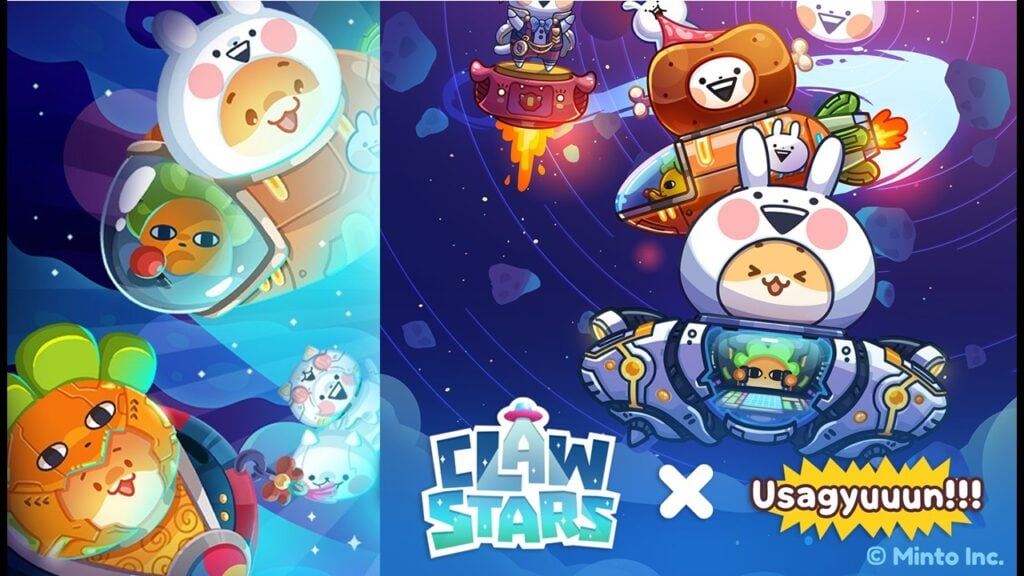 CLAW STARS X USAGYUUUUN Crossover dilancarkan hari ini!