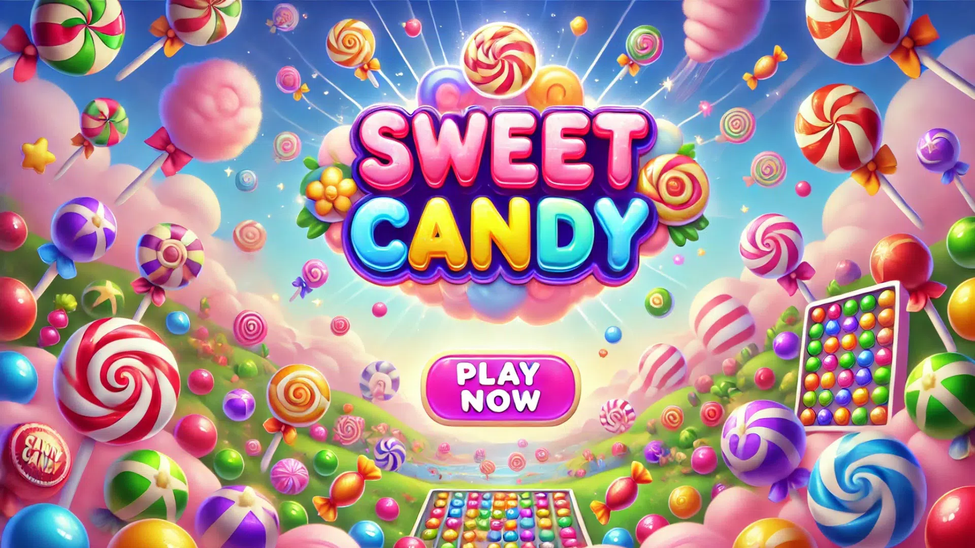 Sweet Candy - Match 3 Puzzle Captura de pantalla 1