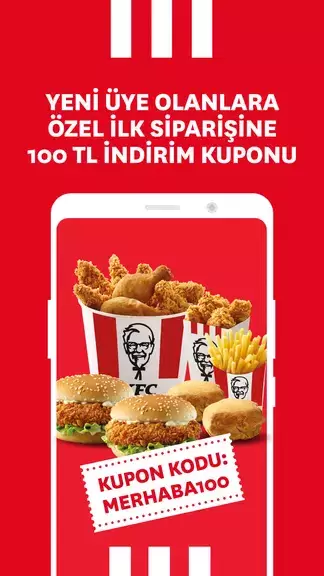 KFC Türkiye – Yemek Siparişi Capture d’écran 2