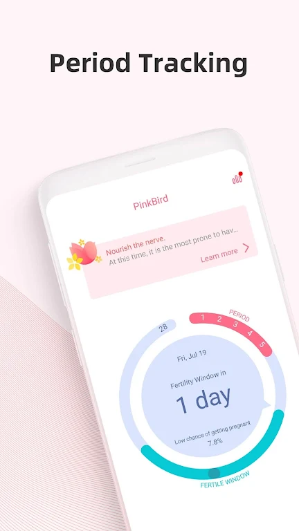 PinkBird Period Tracker Screenshot 1